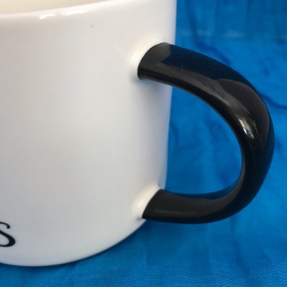 Coffee Mug "My Best Friend Has Four Paws" White Porcelain With Black Handle - Picture 5 of 9